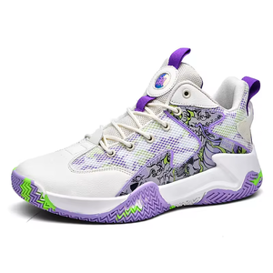 Zapatillas de baloncesto de caña alta, zapatillas de moda para exteriores, unisex, transpirables, de malla, deportivas, para correr, estilo baloncesto para hombre. - Product Image 3