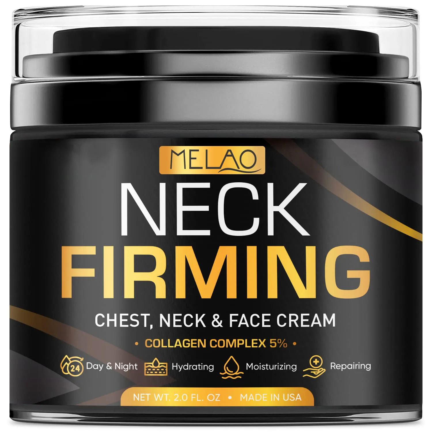 Neck Firming Anti-Wrinkle Cream contains collagen and retinol to firm neck skin and anti-aging moisturizing Neck cream