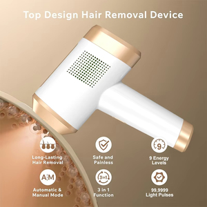 Épilateur électrique portatif de machine d'IPL d'utilisation à la maison de saphir avec le rajeunissement de peau d'épilation de laser de refroidissement de glace de poche de saphir - Product Image 2