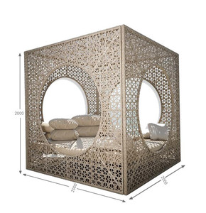 <span class=keywords><strong>Lit</strong></span> de repos d'extérieur moderne <span class=keywords><strong>pour</strong></span> hôtel, en rotin fait main avec structure en aluminium, séchage rapide, imperméable, convertible en canapé-<span class=keywords><strong>lit</strong></span>, <span class=keywords><strong>pour</strong></span> <span class=keywords><strong>cabane</strong></span> de plage et chaise longue creuse - Product Image 6