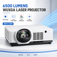 Projecteur laser professionnel à courte focale 6500 lumens WUXGA 1920x1200 3LCD pour projection commerciale grand écran