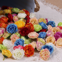 Fleur artificielle de pivoine petite, style moderne et frais, faite à la main, toucher naturel réaliste, longue durée (3-5 ans), pour la Saint-Valentin et la maison