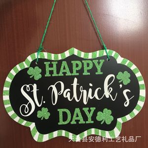 Irish Festival party window <b>wall</b> <b>decorations</b>, St. Patrick's Day themed wooden door hangers, and festive <b>decorations</b>. - Product Image 3