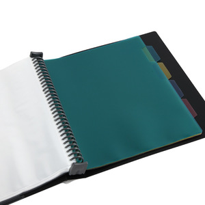 Comix Refillable Clear Book A4 40 Pouches Plastic <b>Folder</b> <b>Document</b> Organizer - Product Image 3