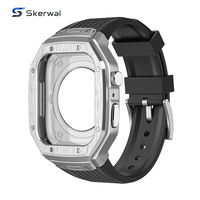 Coque robuste avec bracelet en alliage TPU intégré, anti-chute, protection intégrale, compatible avec Apple Watch 4 5 6 7 8 9 - Vente flash
