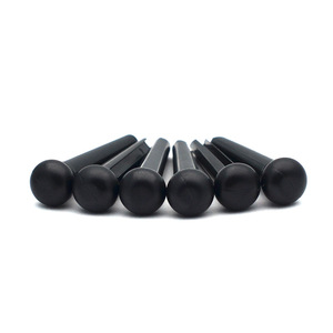 Pinceaux <span class=keywords><strong>de</strong></span> pont en plastique durables pour guitare acoustique, chevilles et supports <span class=keywords><strong>de</strong></span> cordes, blanc et noir, accessoires d'instruments <span class=keywords><strong>de</strong></span> musique - Product Image 5