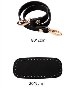 Bộ dụng cụ làm đáy túi da PU tự làm, móc len, đan móc túi có lỗ, móc cài bấm cho túi xách, túi tự làm, túi đeo vai - Product Image 6