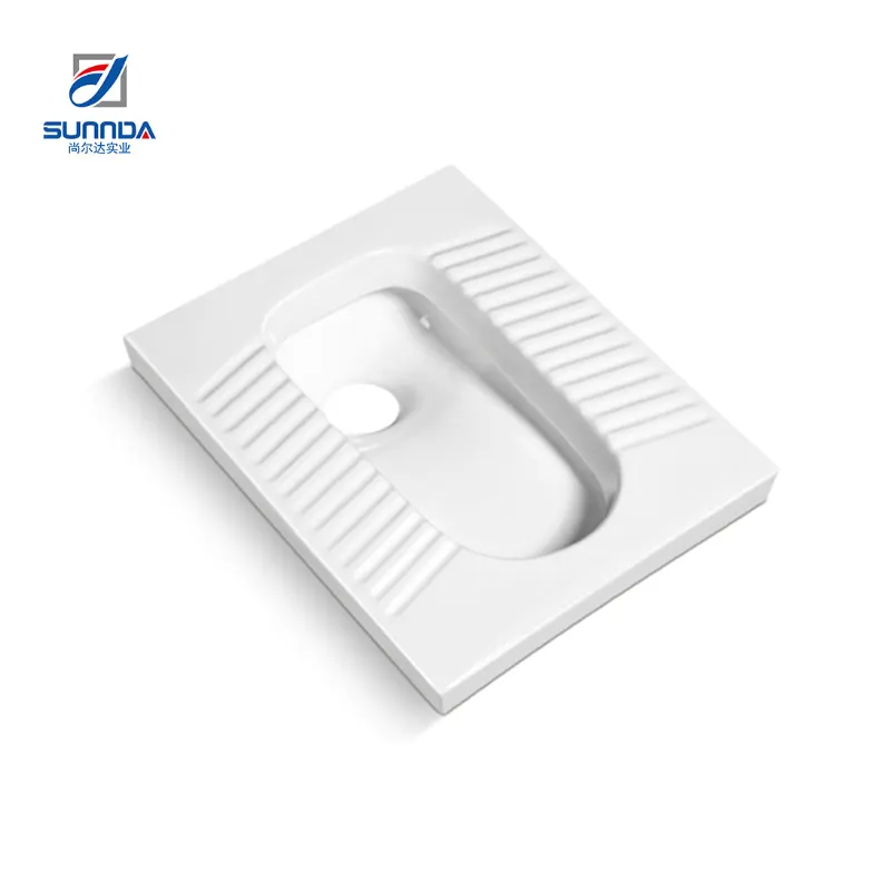 Hot Selling Factory Wholesale Good Quality Sanitary Ware Bathroom White Ceramic Squatting Pan WC Toilet