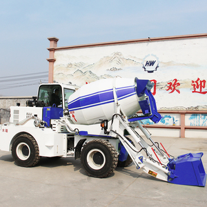 China Beton Diesel Kleine Trommel Zelfladende Betonmixer Met Pomp Truck Te Koop Mobiele Draagbare Cement Mortel Mixer - Product Image 4