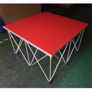 Scène intelligente portable et légère avec plateforme en alliage d'aluminium rétractable, montage facile et formes personnalisables pour les événements - Product Image 5