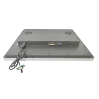 Input DC9-36V 17 inci IP65 datar penuh tahan air Monitor industrinya 1000 inci untuk perahu dan Yacht