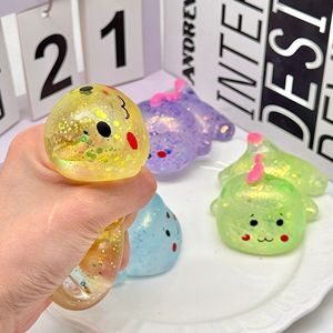 Most Popular TPR Transparent Small Dinosaur Pressure Release Promotional Gift Decompression <b>Squeeze</b> Toys for Kids and Adults - Product Image 2