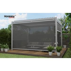 Stores enrouleurs motorisés électriques pour balcon Hooeasy, auvent rabattable pour pergola - Product Image 4