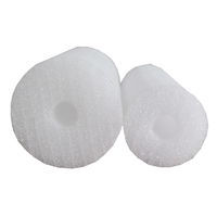Emballage de protection pour produits en tube de mousse PE EPE de forme cylindrique blanc et noir de conception professionnelle