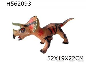 Dinosaurio de juguete esmaltado para niños, juguete de dinosaurio grande de plástico suave, relleno de algodón, tamaño mediano con sonido, 8 estilos que pueden mezclar - Product Image 3
