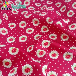 Kain spandex, cetak Digital spandeks pul kain untuk popok kain motif bunga