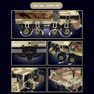 Mould King 20040 KOLOS 8X8 Véhicule de <span class=keywords><strong>Camouflage</strong></span> Télécommandé par APP, Camions de Combat, Modèle de Jeu de Construction, Jouet pour Enfants - Product Image 5