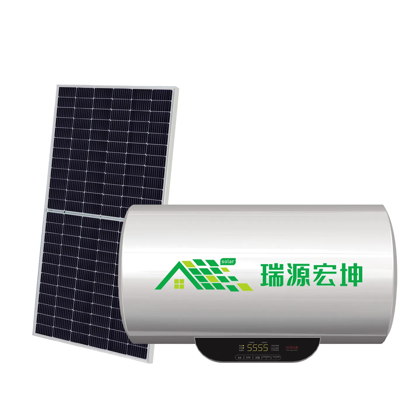 China Fabrikant Thermisch Zwart Chroom Zonne-Energie Boiler Split Heat Pipe Zonnecollector Voor Plat Dak