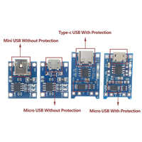Module TP4056, module de charge TP4056, micro USB 5V 1A avec protection, module de charge TP4056, chargeur de batterie au lithium 18650
