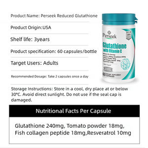 OEM sıcak satış l-glutatyon azaltılmış L glutatyon 99% toz cilt glutatyon tozu toplu - Product Image 5