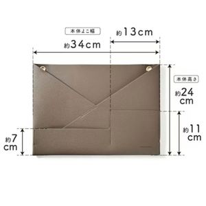 Pocket Hanging Three-Layer Small Items Holder Wall Mount A4 Documents Cards Pu Leather Clear <b>File</b> Letter <b>Organizer</b> - Product Image 6