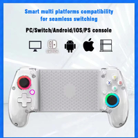 Control Inalámbrico Bluetooth Compatible con Nintendo Switch, Switch 2, PC, Android, iOS, Recargable, RGB, Gamepad