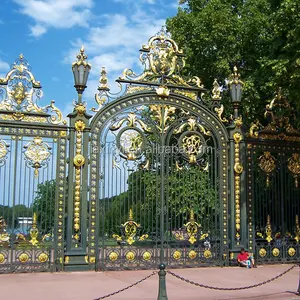 Кованые железные ворота главного дизайна железные наружные ворота