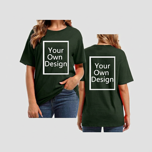 T-shirts décontractés surdimensionnés pour femmes et adolescentes, personnalisés OEM, confortables, à manches courtes, 100% coton, avec des diamants en paillettes - Product Image 1