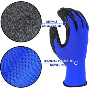 Gauge Ultra Thin Nylon PU Coated <b>Gloves</b> Breathable Sensitive Touchscreen Safety <b>Gloves</b> for Gardening General Purpose Work - Product Image 3