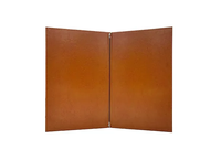 Porte-menu en cuir personnalisable pour restaurant, format A4, livre de menu pour commande de nourriture, porte-menu à 2 pages