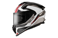 Casques ASTONE Nouveau Casque Moto Intégral ABS Blanc/Rouge GT6 YB03 XS-3XL Garantie 1 An Meilleure Vente Protection Optimale pour