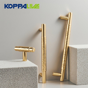 Koppalive Tay Cầm Bằng Đồng Thau Rèn Màu Vàng Kim Loại Hiện Đại Tay Cầm Tủ Ngăn Kéo Nhà Bếp Sang Trọng Kéo Cho Tủ Quần Áo - Product Image 2