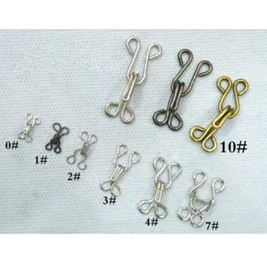 Wholesale Different Sizes Sewing Bra Closure Garment Trousers Accessory Hooks and Eyes