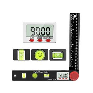 4 in 1 Digital anzeige Winkel Lineal rechtwinklig horizontale Holz bearbeitung Student Zeichnung Winkelmesser - Product Image 2