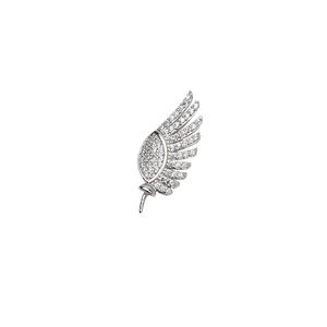 Pendentif Ailes d'Ange en Argent S925 pour Femme, Accessoire de Bijoux DIY avec Plateau Vide Semi-fini 600 - Product Image 5