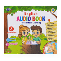 Nuevo Juguete Educativo Musical de Plástico con Batería para Niños, Libro de Audio Interactivo con Lectura por Indicación con el Dedo para el Aprendizaje Temprano