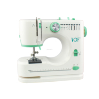 FHSM-520 VOF Mini Machine à coudre surjeteuse automatique à ultrasons 12 points pour dentelle, perruques, usage domestique, en métal et plastique durables