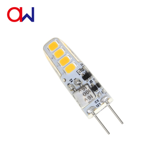 Ampoule LED G4 AC DC12V avec couvercle en silicone 8SMD, angle de faisceau 360°, sans scintillement, remplacement de l'halogène pour éclairage décoratif - Product Image 1