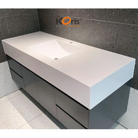 Fabricant de dessus de meuble-lavabo en surface solide moderne