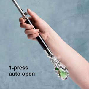 Fabrication OEM en gros de parapluies automatiques de 107 cm de diamètre avec poignée en pierres précieuses et emballage cadeau pour cadeaux d'entreprise - Product Image 2