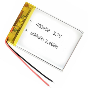 <span class=keywords><strong>3</strong></span>.7v लाइपो बैटरी 650mah 403450 ली बहुलक बैटरी के लिए लिथियम आयन बैटरी जीपीएस - Product Image 4