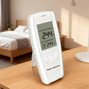 Detector de Radón Digital con Tecnología Iónica, Medición de Radón en Material ABS, Promedio a Largo Plazo, 2 Pilas AAA de 1.5V (Incluidas) - Product Image 1
