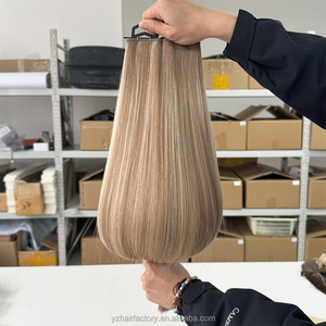 Nuevas Extensiones de Cabello Remy Genius sin Costuras, 100% Cabello Humano Virgen Europeo Cosido a Mano, Estilo Liso - Product Image 3