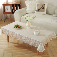 Nappe jetable en PVC gaufré à motif floral 90x140cm, style moderne, pour hôtels, imperméable, anti-taches et anti-brûlure