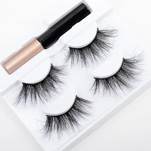 गर्म बेच अनुकूलित बक्से चुंबकीय eyelashes चुंबकीय आईलाइनर और eyelashes किट