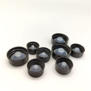 Black Boston Bottle Plastic <strong>Cap</strong> 20mm Phenolic Bakelite Lid Polycone <strong>Caps</strong> for Essential Oil Bottle - Product Image 5