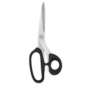 8 Inch Stainless Steel Tailor Scissors Black Handle For Fabric Leather Sewing Cutting Yangjiang Made - Product Image 5