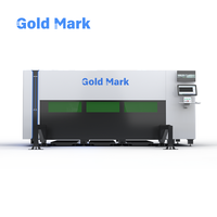 Machine de découpe laser à fibre plate monocouche GOLDMARK à commande CNC pour le traitement des tôles métalliques