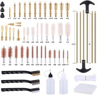 Kit de nettoyage d'armes Super Deluxe avec cordon, calibre .22/.30, boîte en plastique, accessoires pour hommes chasseurs