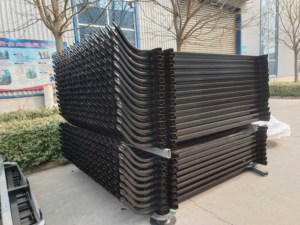 6FT * 8ft sơn tĩnh điện mạ kẽm Ống Vuông sắt rèn sắt 8 ft thép tấm bảng rèn sắt hàng rào tấm thép hàng rào - Product Image 6